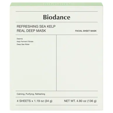 BIODANCE Refreshing Sea Kelp Real Deep Mask 4pc