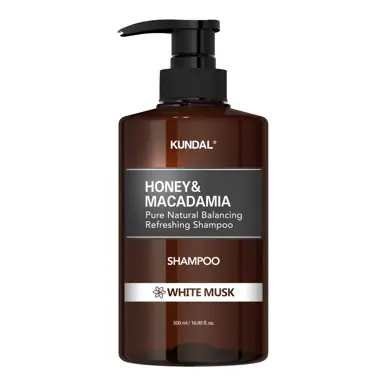 Kundal Honey & Macadamia nature shampoo 500ml - white musk scent