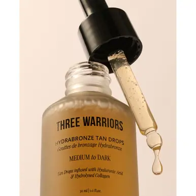 Three Warriors Hydrabronze Tan Drops - Medium to Dark