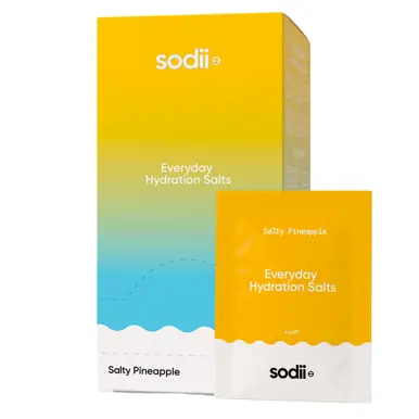 Sodii Everyday Hydration Salts - 30 Sachets - Salty Pineapple