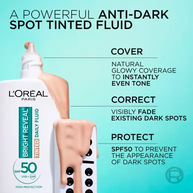 L'Oreal Paris Bright Reveal Tinted UV Fluid SPF50+ 50ml