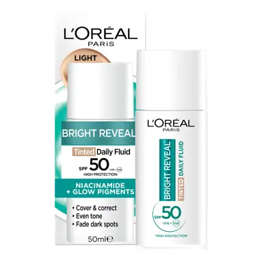 L'Oreal Paris Bright Reveal Tinted UV Fluid SPF50+ 50ml
