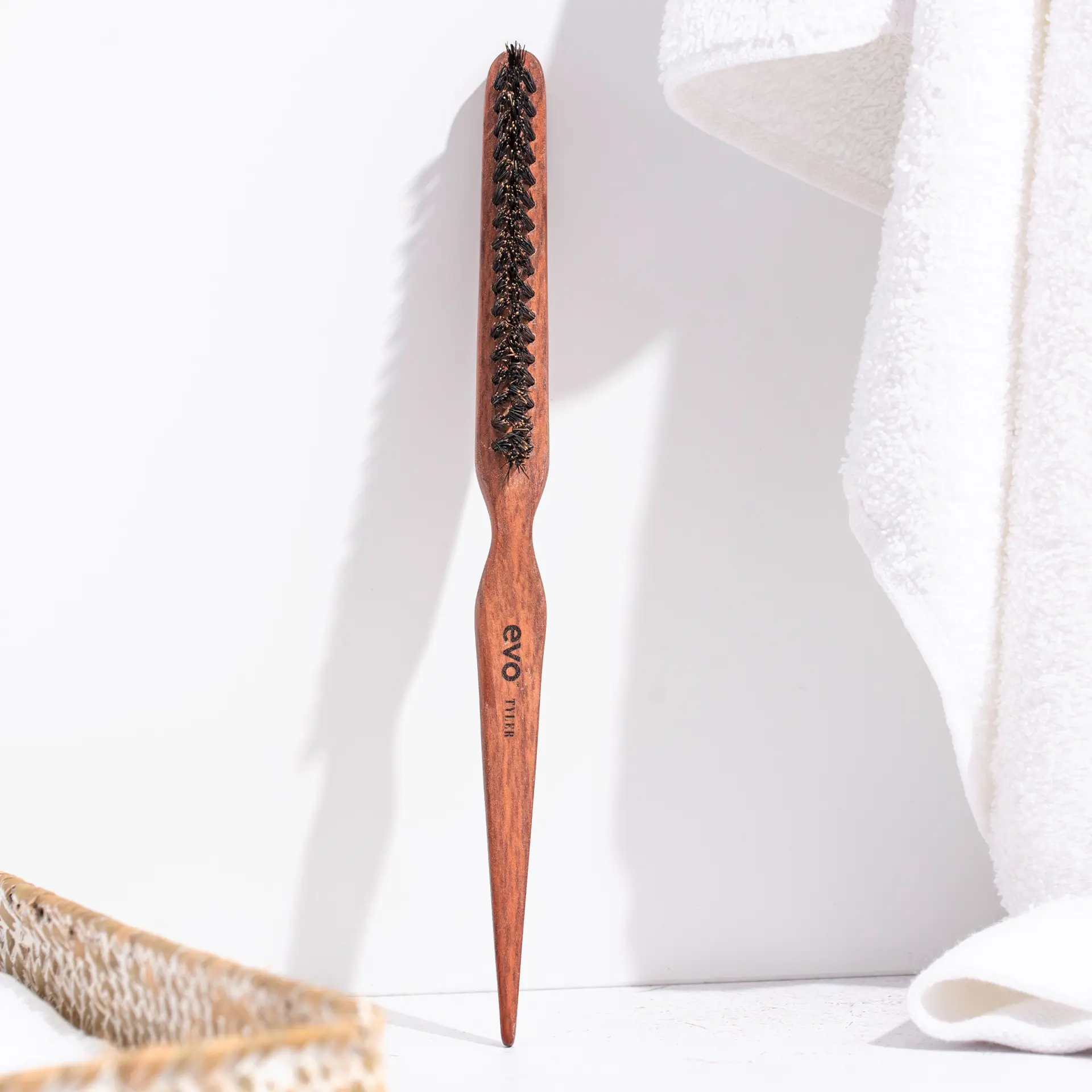 evo Tyler Boar Bristle Teasing Brush