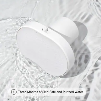 Qure Skincare Shower Filter White