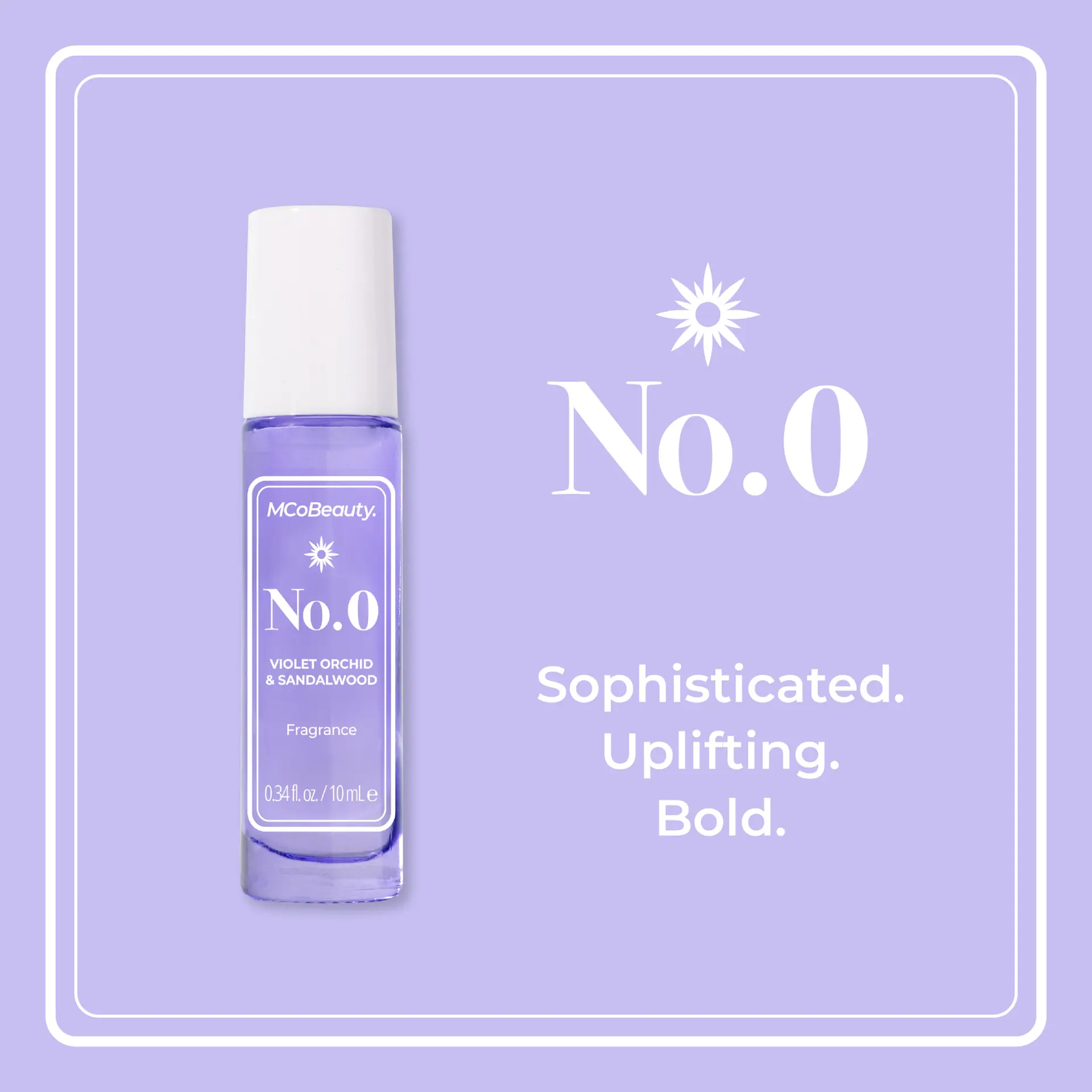 MCoBeauty Roll-On Fragrance Hair & Body 10mL - No.0 (Violet Orchid & Sandalwood)