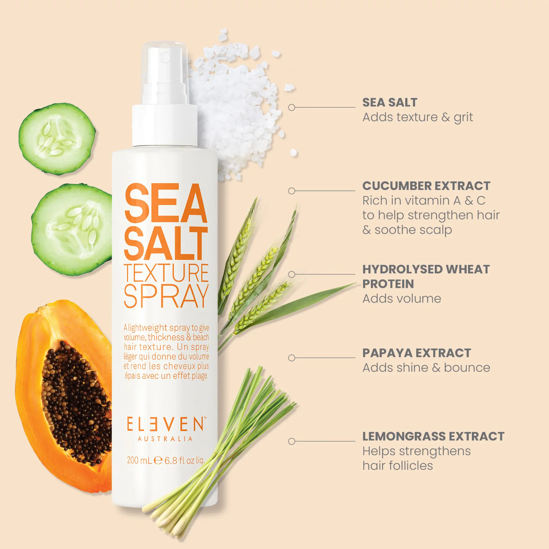 ELEVEN Australia Sea Salt Texture Spray - 200ml