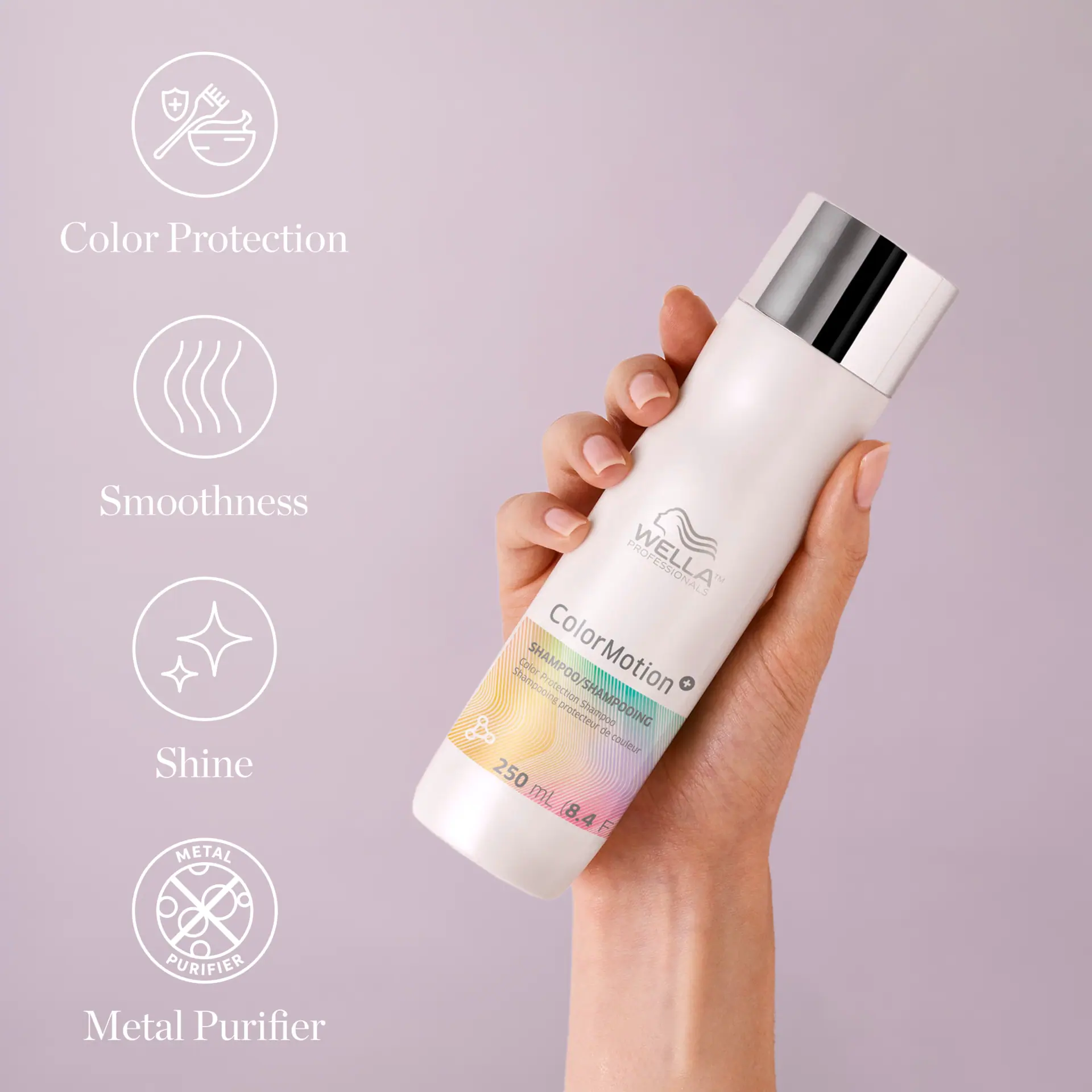 Wella Professionals Premium Care ColorMotion+ Color Protection Shampoo 250ml