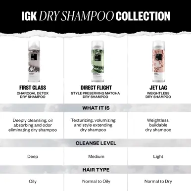 IGK DIRECT FLIGHT Dry Shampoo Travel