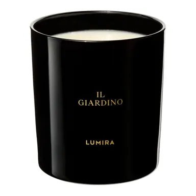 Lumira Black Candle Il Giardino