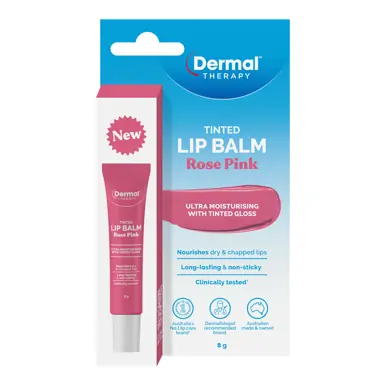 Dermal Therapy Tinted Lip Balm - Rose Pink