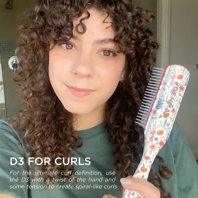 Denman D3 7 Row Styler Floral Fantasies Brush