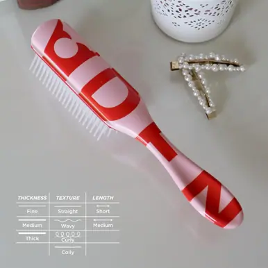 Denman D3 7 Row Styler Pink Brush