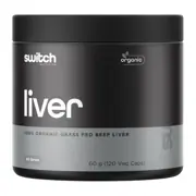 Switch Nutrition Organic Beef Liver Capsules (120 Capsules)