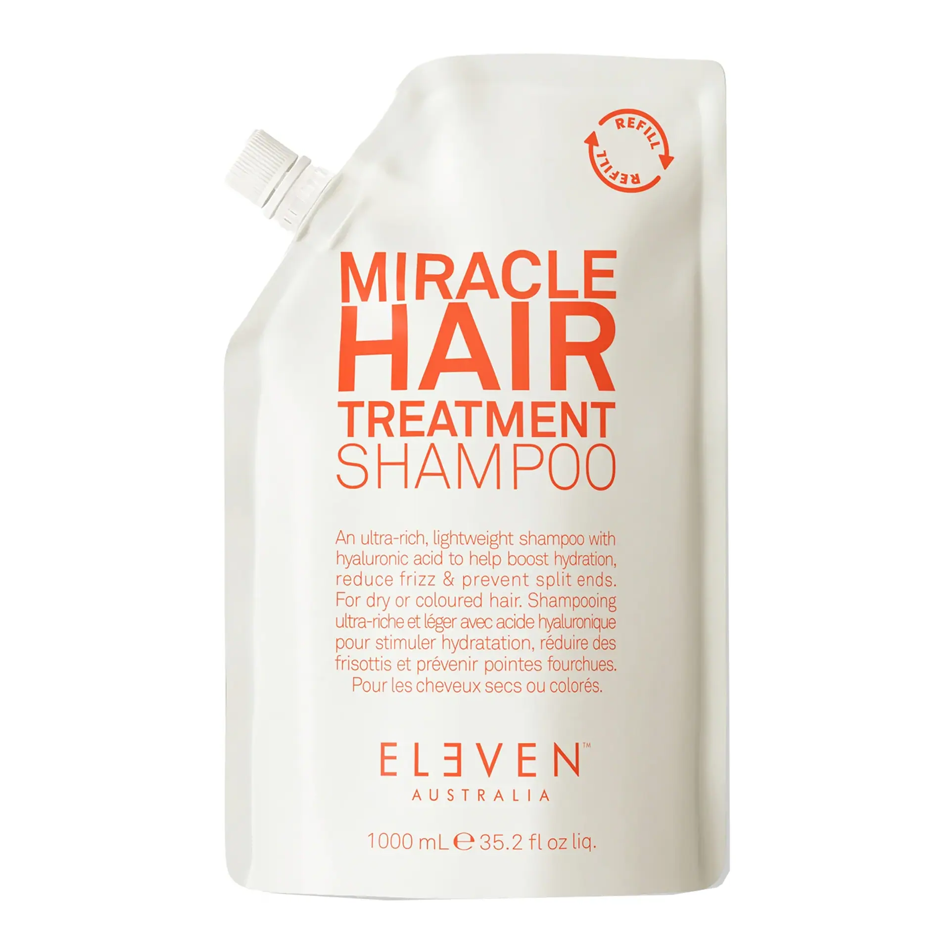 ELEVEN Australia Miracle Shampoo 1L Refill Pouch