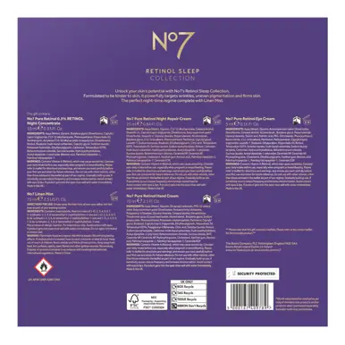 No7 Retinol Sleep Collection