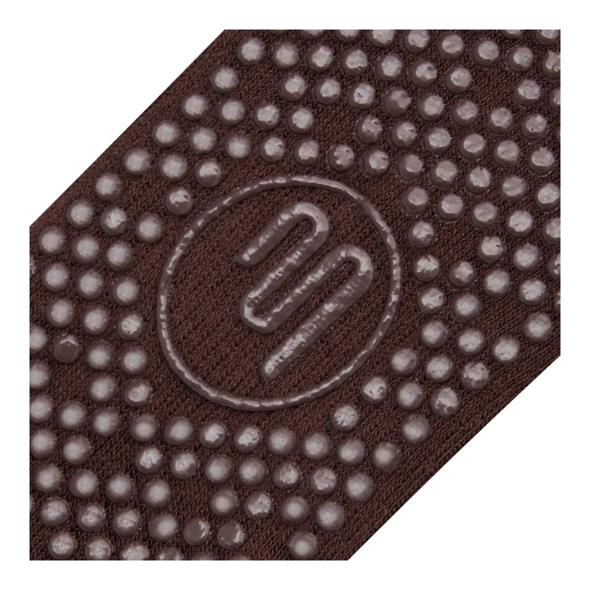 MoveActive Crew Non Slip Grip Socks - Espresso