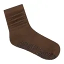 MoveActive Scrunch Non Slip Grip Sock - Chocolate