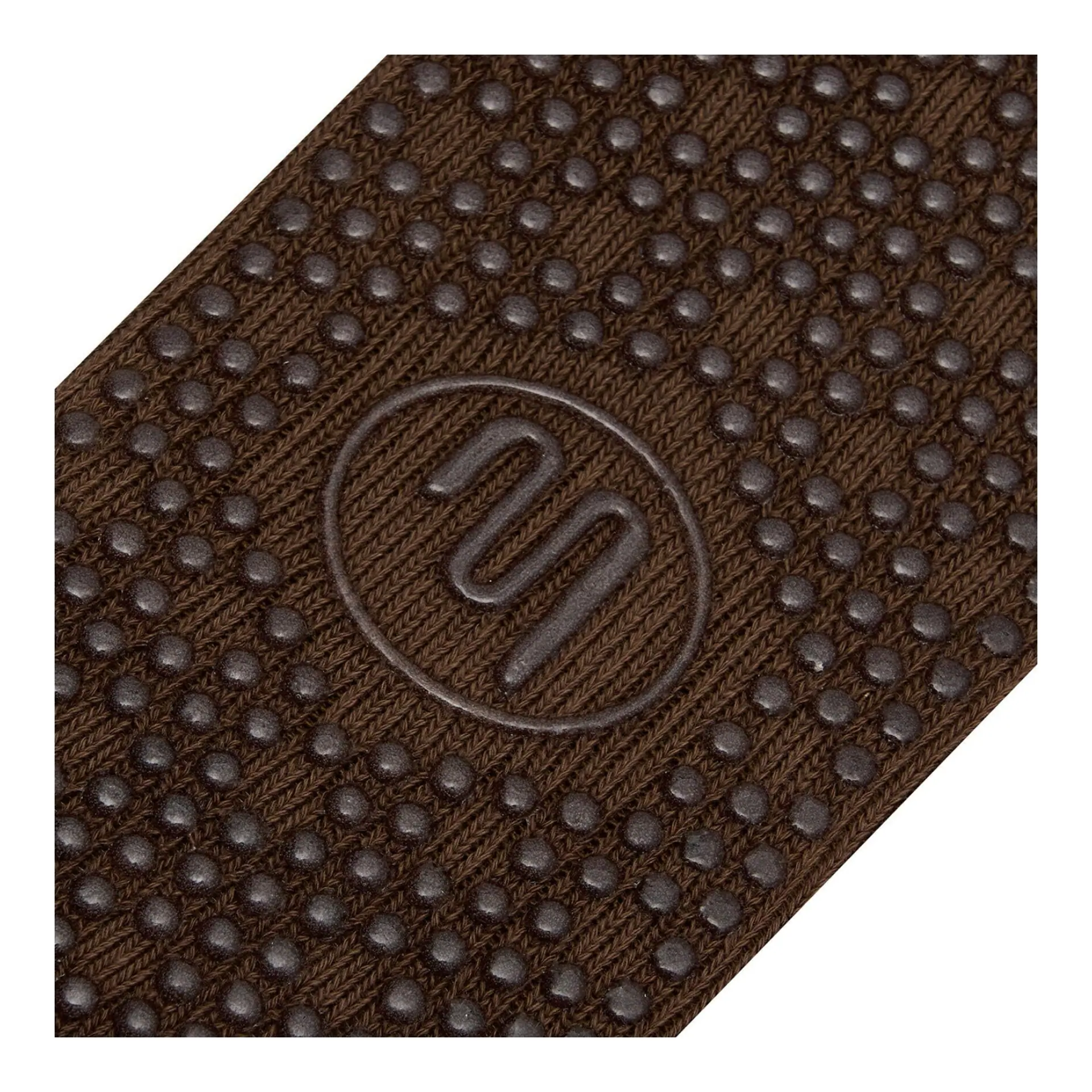 MoveActive Scrunch Non Slip Grip Sock - Chocolate