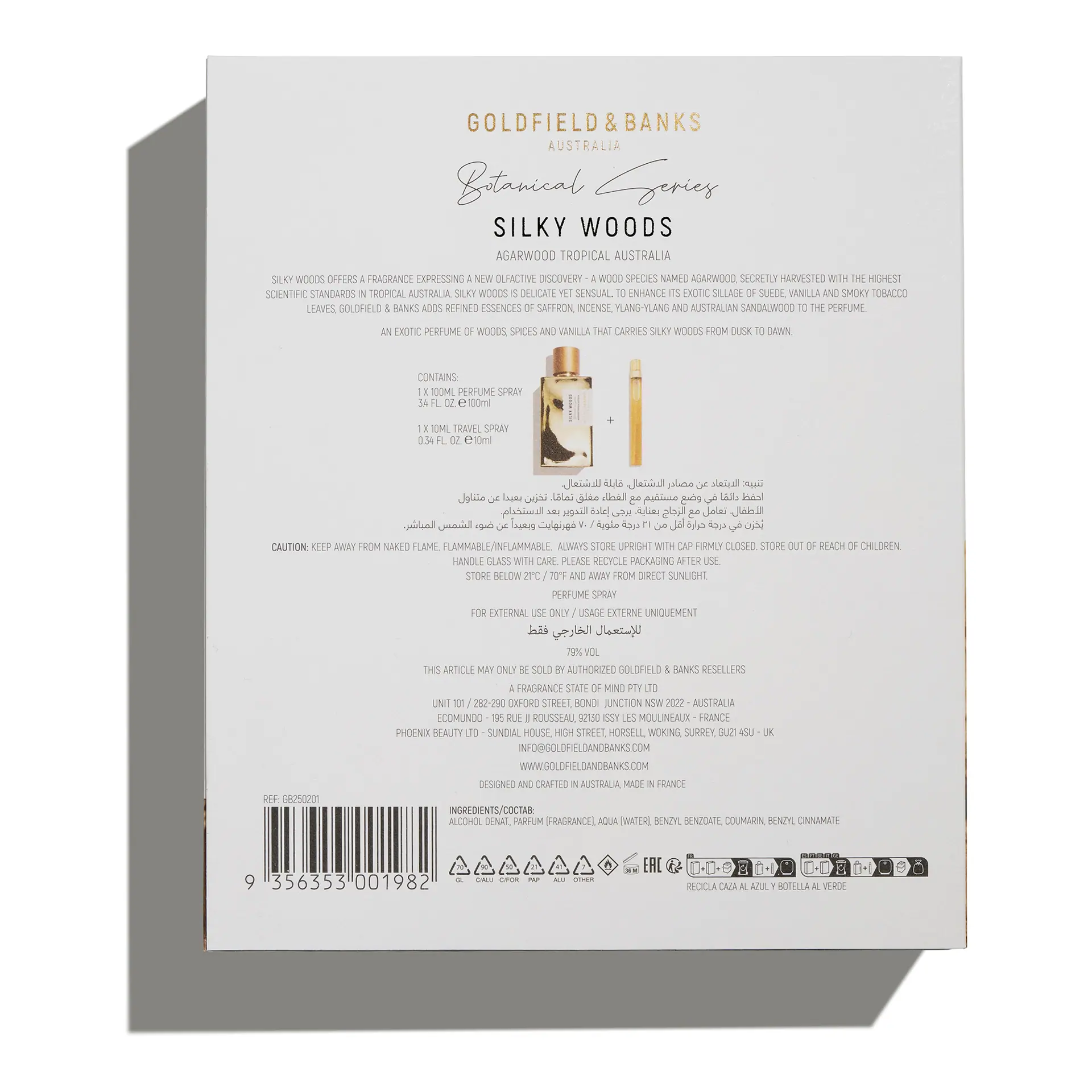Goldfield & Banks Silky Woods Set (100ml + 10ml)