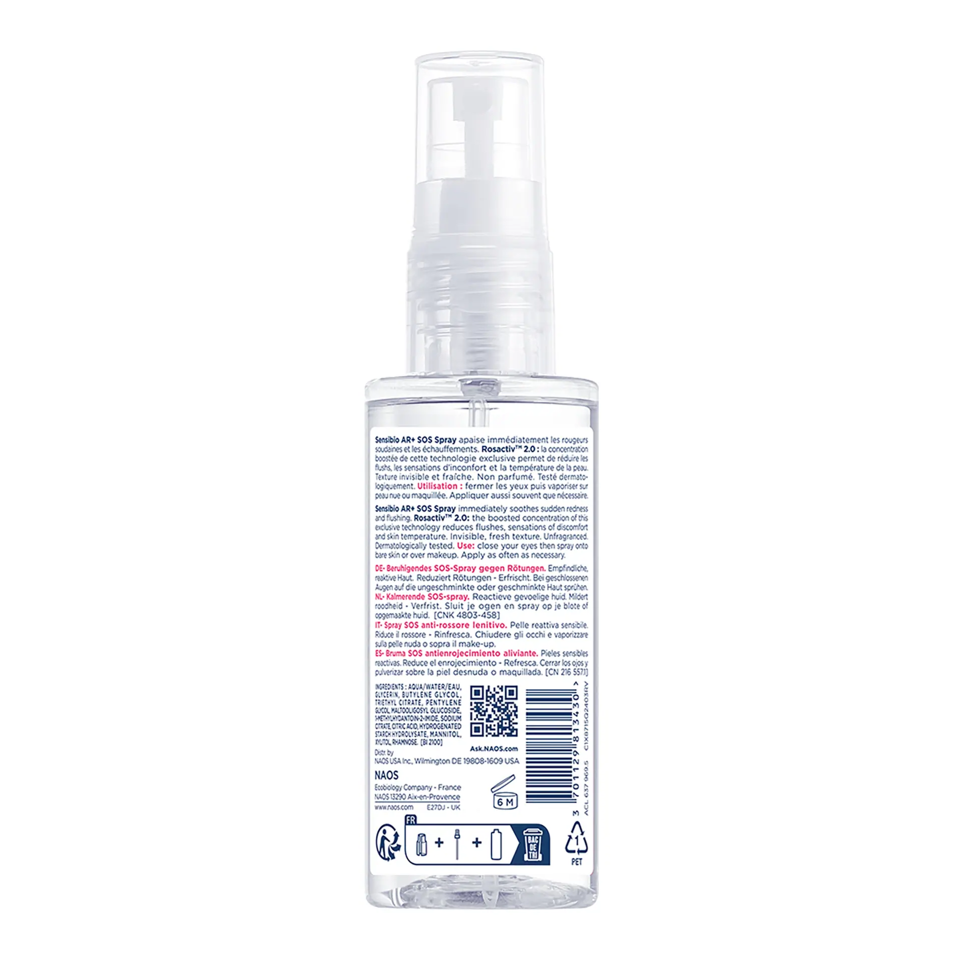 BIODERMA Sensibio AR+ SOS Spray Soothing Anti-redness mist 70ml