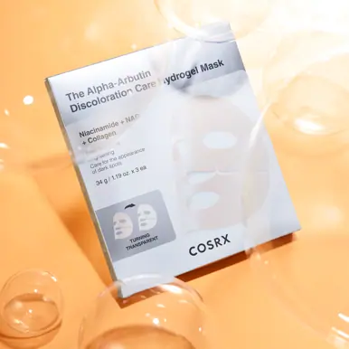 COSRX The Alpha-Arbutin 2 Discoloration Care Hydrogel Mask - 3 pack
