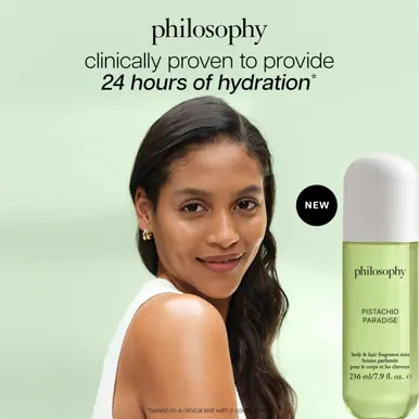 philosophy pistachio paradise body & hair fragrance mist for women 236ml