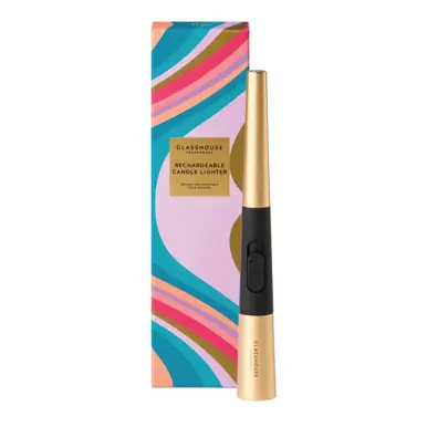 Glasshouse Fragrances Rechargeable Candle Lighter with USB Charging Cable - Gold