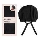 Kitsch Satin Sleep XL Adjustable Bonnet - Black