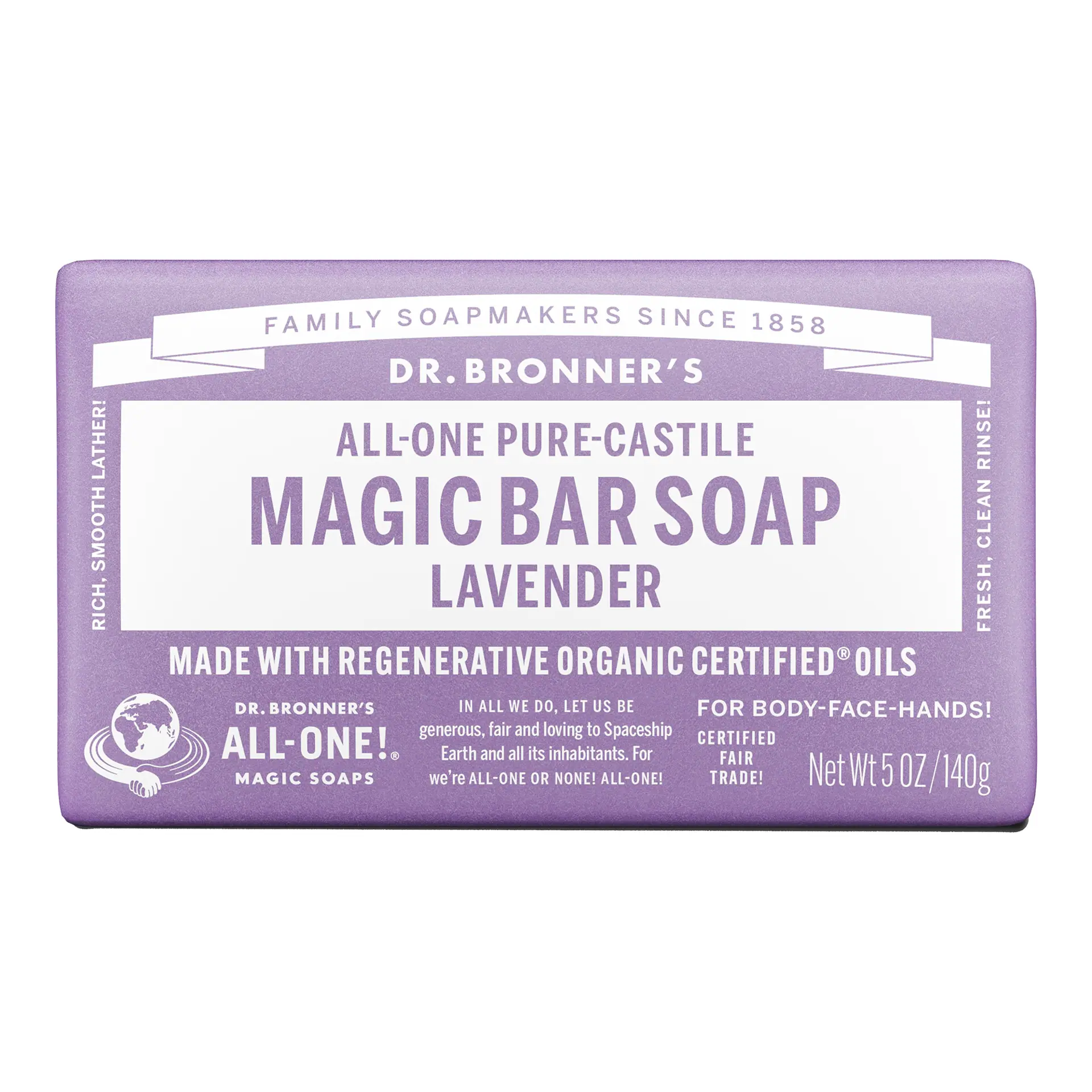 Dr. Bronner's Castile Bar Soap - Lavender