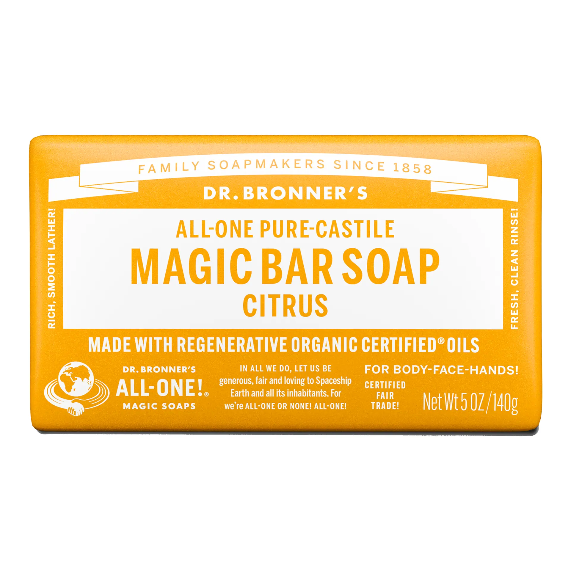 Dr. Bronner's Castile Bar Soap - Citrus