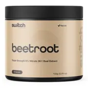 Switch Nutrition Beetroot Powder Triple Strength 6% Nitrate (30 Serves)