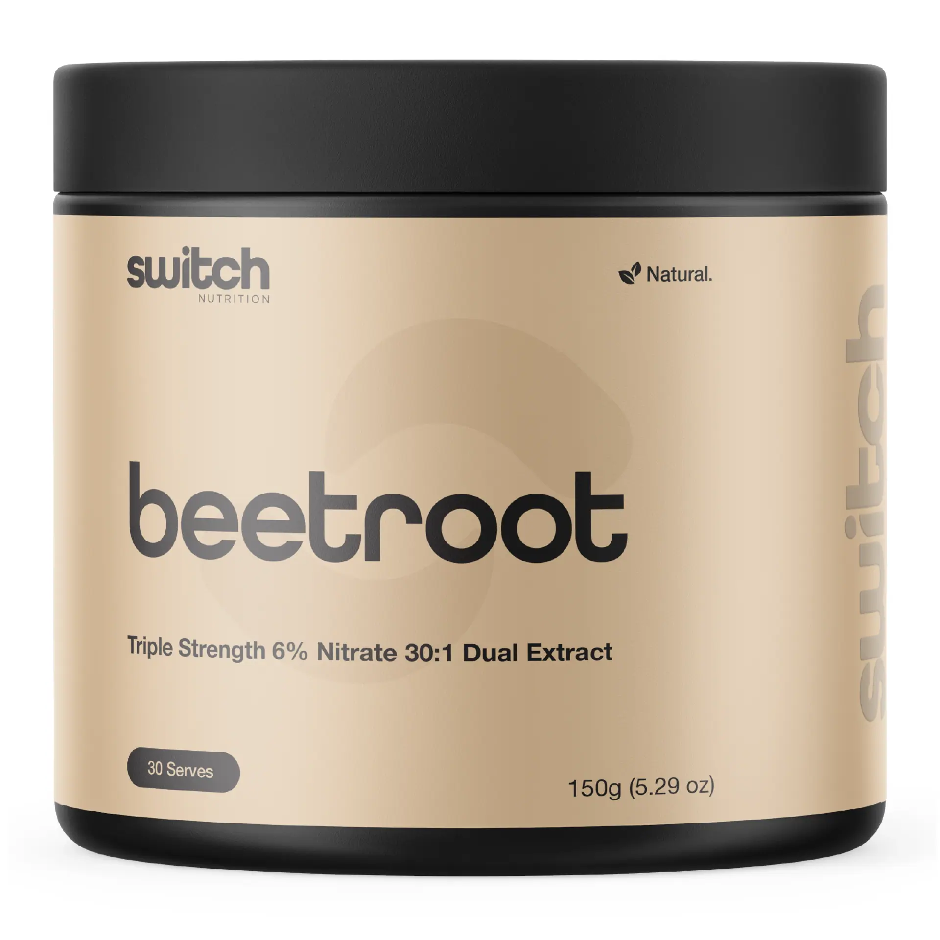 Switch Nutrition Beetroot Powder Triple Strength 6% Nitrate (30 Serves)