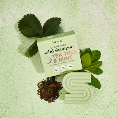 Kitsch Tea Tree & Mint Clarifying Shampoo Bar
