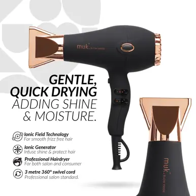 Muk Blow 3900IR Dryer Rose Gold