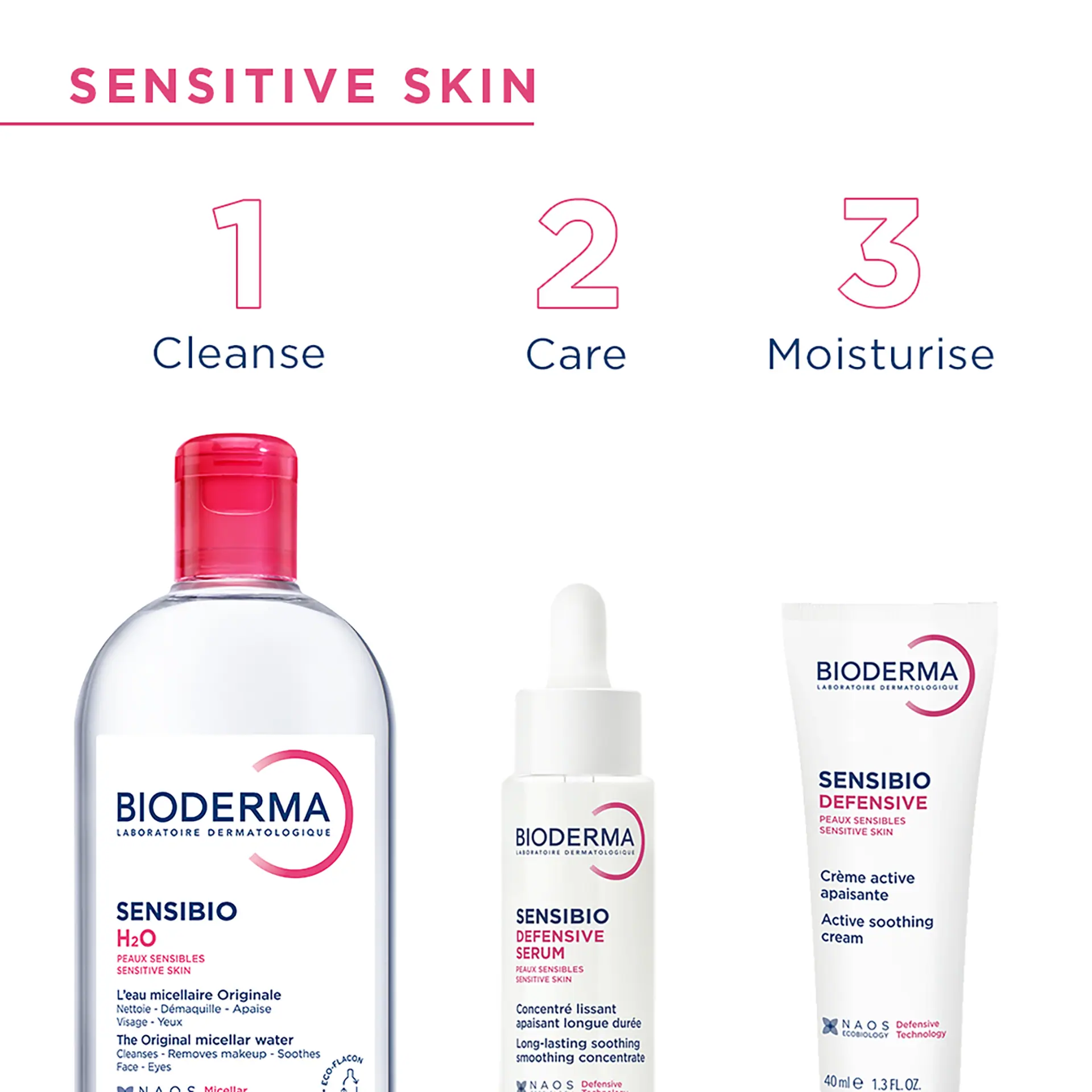 Bioderma Sensibio Defensive Lightweight Soothing Moisturiser 40ml