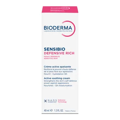 Bioderma Sensibio Defensive Rich Ultra-Nourishing Soothing Moisturiser 40ml