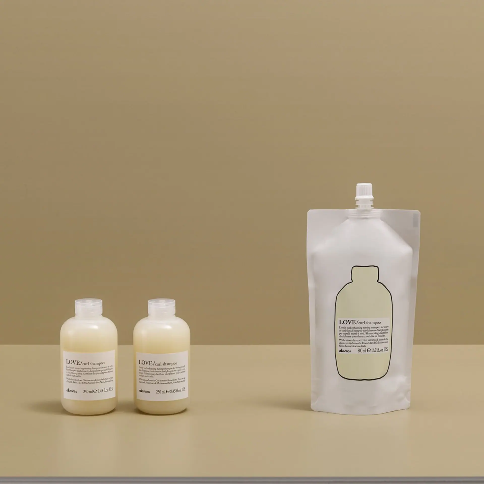 Davines Essentials Love Curl Shampoo Refill Pouch 500ml
