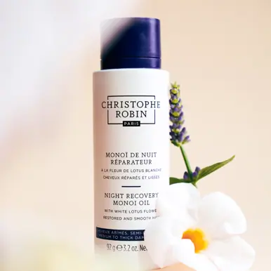 Christophe Robin Night Recovery Monoi Oil with White Lotus Flower 92gm