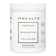 JSHealth Vitamins Protein + Probiotics + Collagen - Double Chocolate (450g)