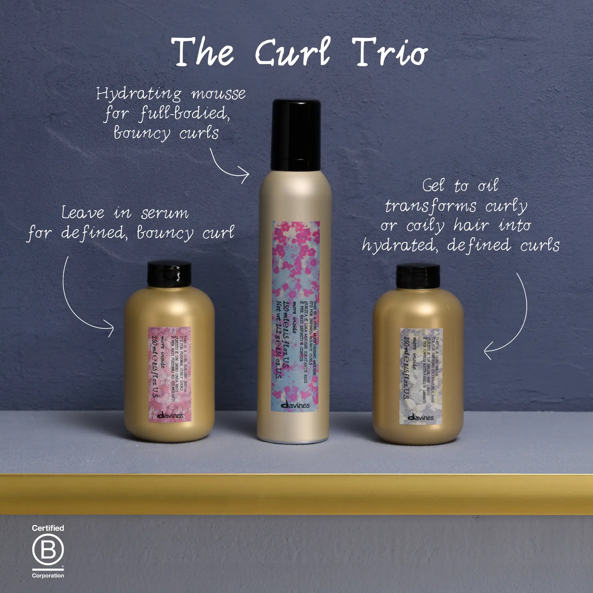 Davines MORE INSIDE Curl Building Serum 250ml