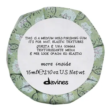 Davines MORE INSIDE Medium Hold Finishing Gum 75g