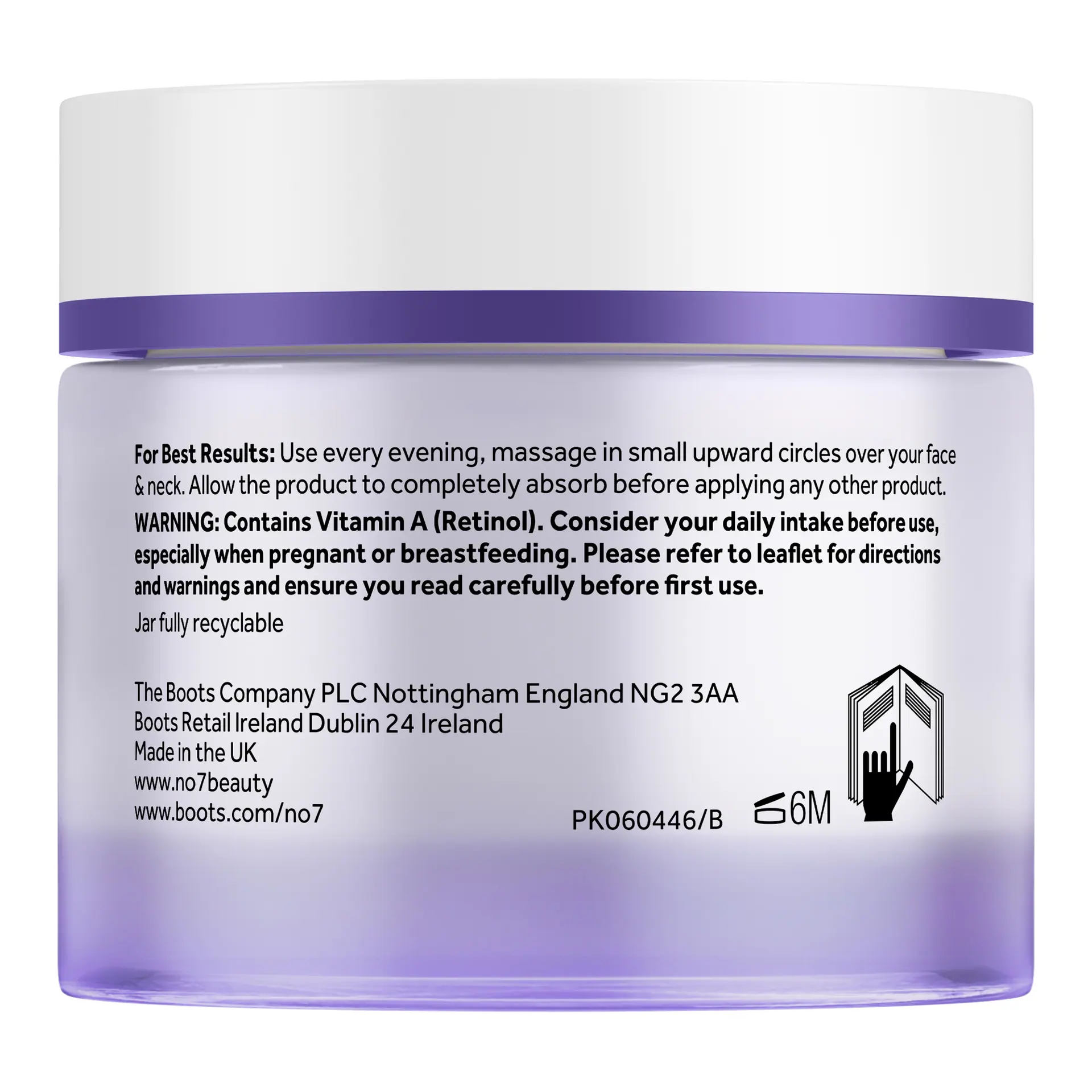 No7 Pure Retinol Night Repair Cream 50ml
