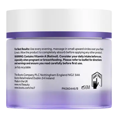 No7 Pure Retinol Night Repair Cream 50ml