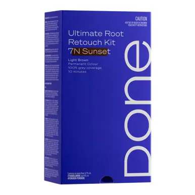 Done Ultimate Root Retouch Kit (7N Sunset - Light Brown)