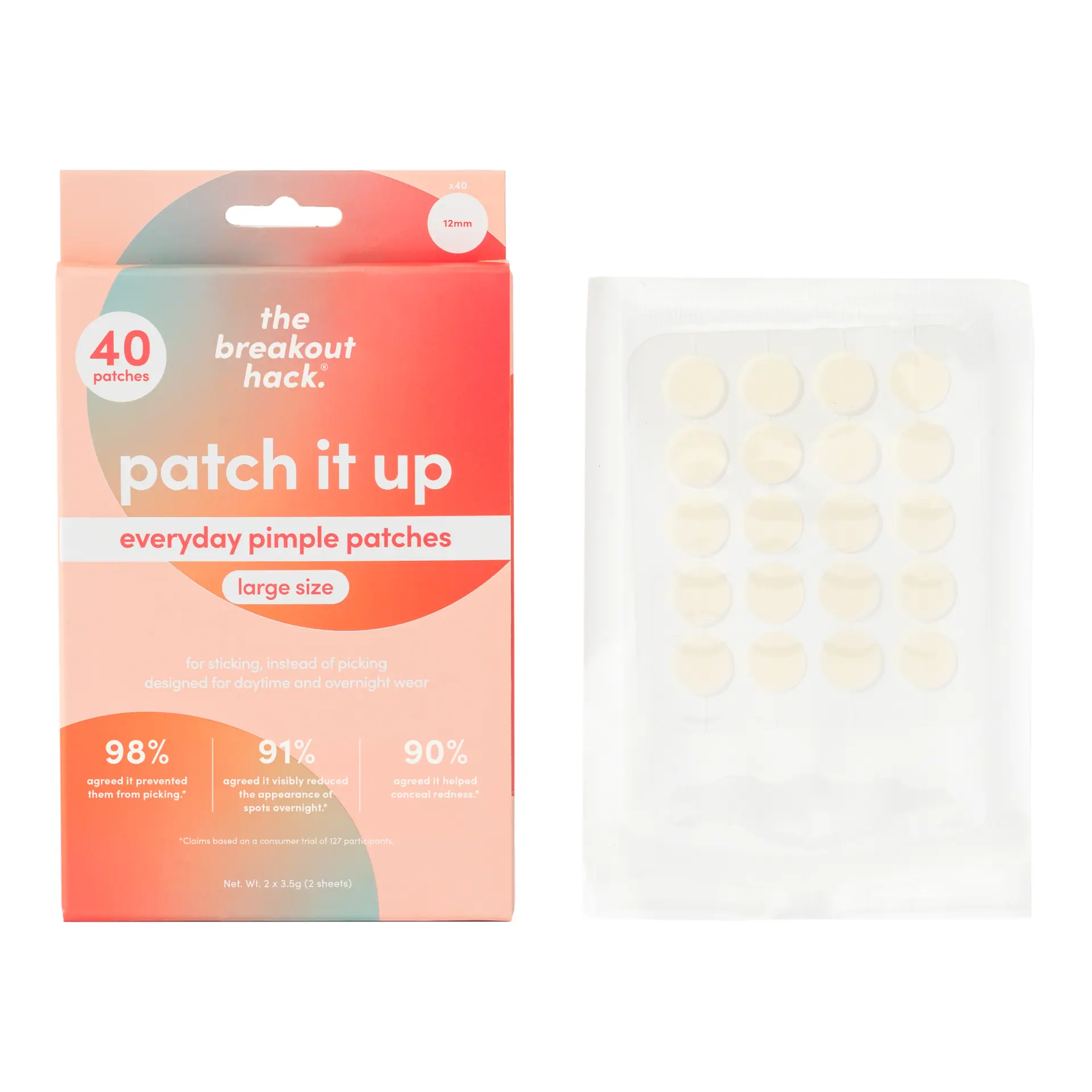 The Breakout Hack patch it up - large pimple patches