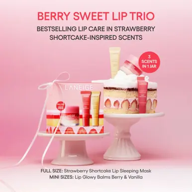 Laneige Berry Sweet Lip Trio Set