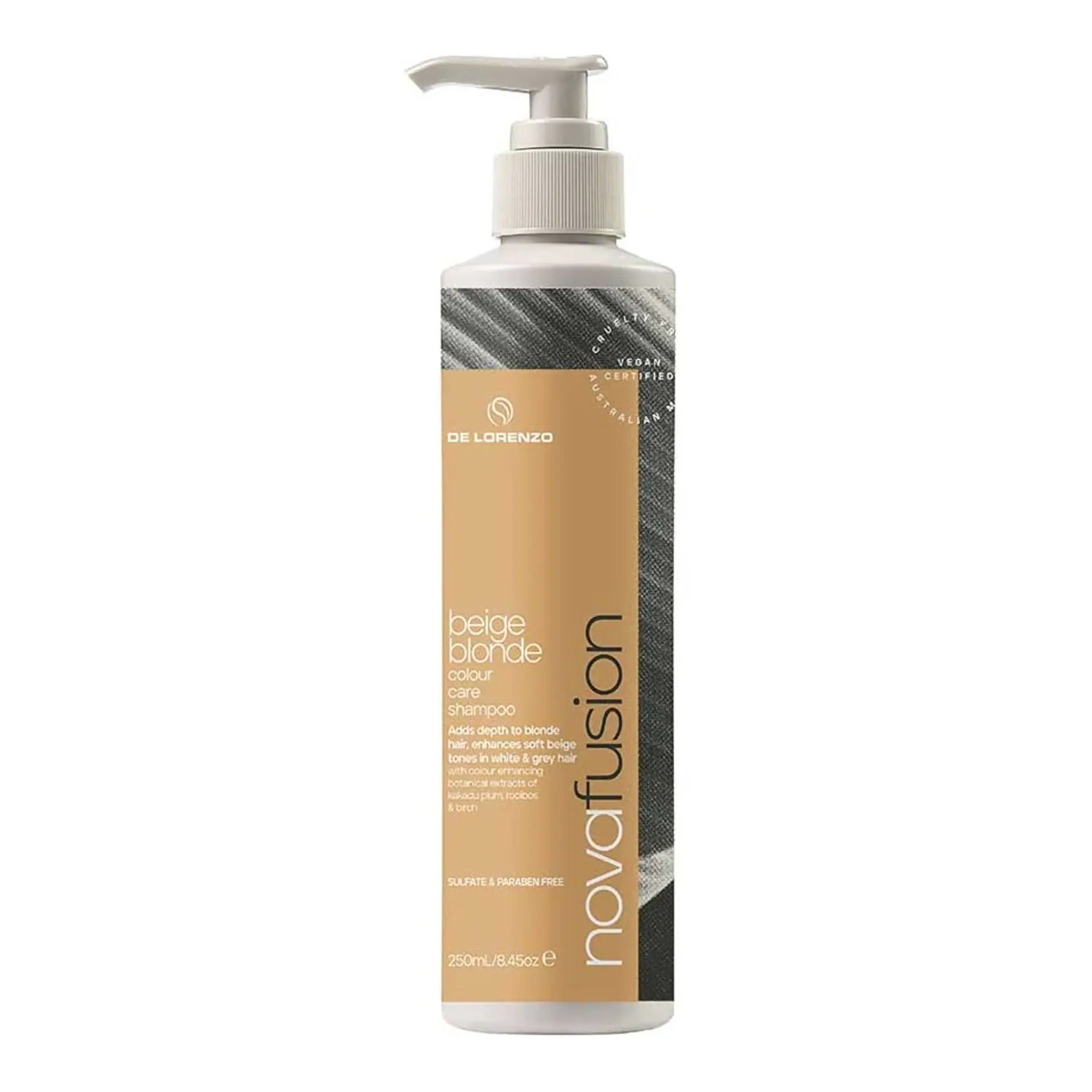 De Lorenzo Novafusion Beige Blonde Shampoo 250mL