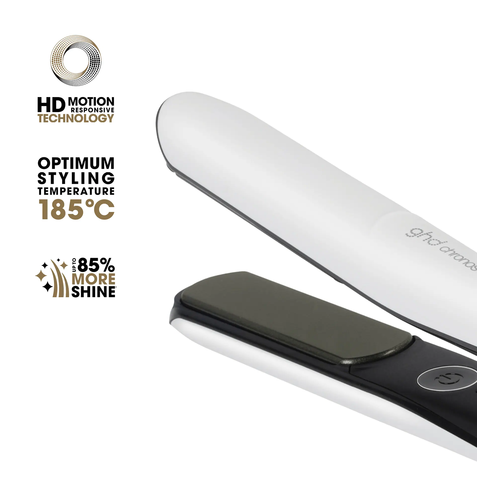 GHD Chronos Ultra-Fast Hd Hair Straightener In White