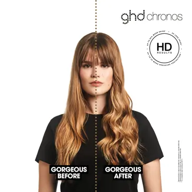 GHD Chronos Ultra-Fast Hd Hair Straightener In Black