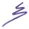MAKE UP FOR EVER Aqua Resist Color Pencil Waterproof Eyeliner Versatile Purple Shimmer